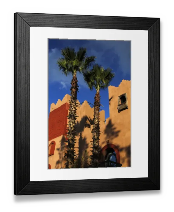 Framed Print : Africa, Morocco, Asni. Richard Bransons Kasbah Tamadot luxury retreat in Framed Print : Africa, Morocco, Asni. Richard Bransons Kasbah Tamadot luxury retreat in