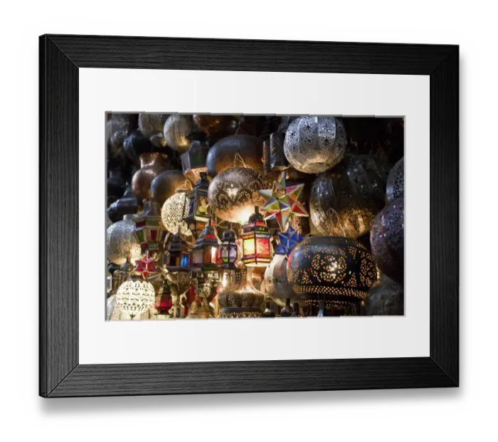 Framed Print : Lanterns for sale in the Souk, Marrakech (Marrakesh), Morocco Framed Print : Lanterns for sale in the Souk, Marrakech (Marrakesh), Morocco