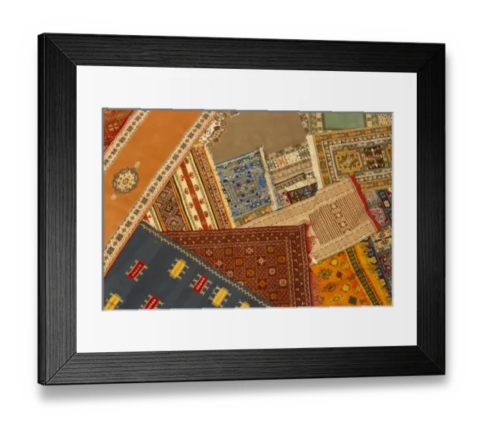Framed Print : Morocco, Tinerhir. Colorful handmade Berber carpets are displayed for sale in a shop Framed Print : Morocco, Tinerhir. Colorful handmade Berber carpets are displayed for sale in a shop
