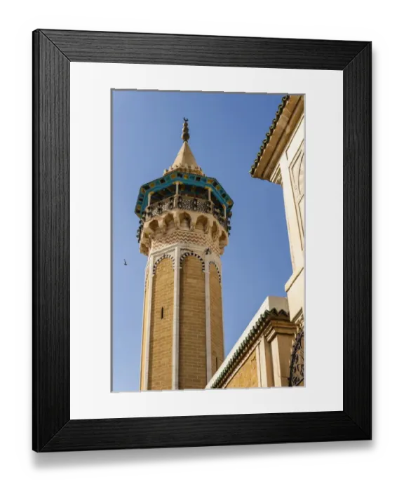 Framed Print : Minaret of Youssef Dey Mosque, Tunis, Tunisia, North Africa, Africa Framed Print : Minaret of Youssef Dey Mosque, Tunis, Tunisia, North Africa, Africa