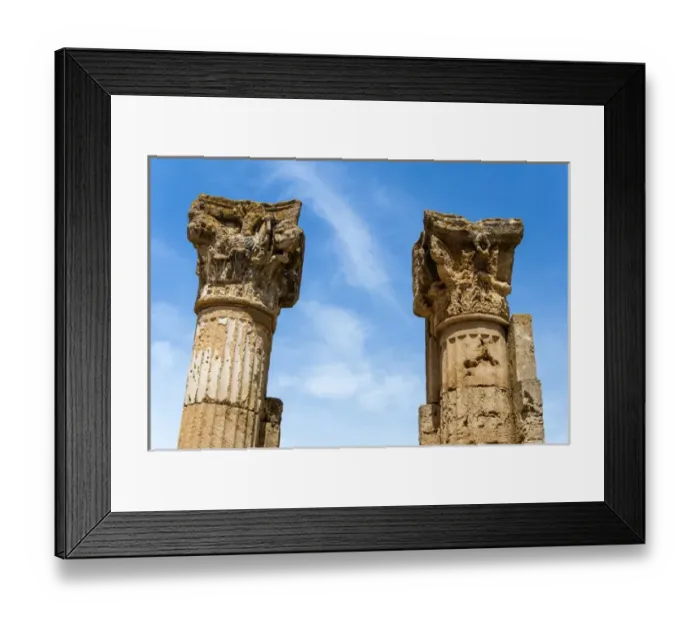 Framed Print : Roman Corinthian capital, Utica Punic and Roman archaeological site, Tunisia, North Africa Framed Print : Roman Corinthian capital, Utica Punic and Roman archaeological site, Tunisia, North Africa