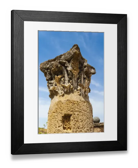Framed Print : Roman Corinthian capital, Utica Punic and Roman archaeological site, Tunisia, North Africa Framed Print : Roman Corinthian capital, Utica Punic and Roman archaeological site, Tunisia, North Africa