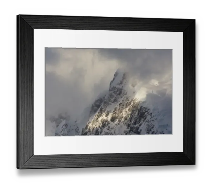 Framed Print : Antarctica. Antarctic Peninsula. Paradise Harbor. Snowy mountains and clouds at sunrise Framed Print : Antarctica. Antarctic Peninsula. Paradise Harbor. Snowy mountains and clouds at sunrise