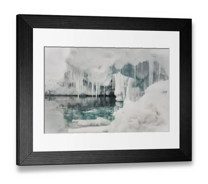 Framed Print : Lemaire Channel, Antarctica. Close-up of an iceberg with reflection Framed Print : Lemaire Channel, Antarctica. Close-up of an iceberg with reflection