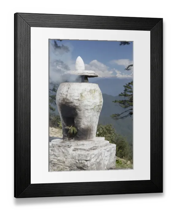 Framed Print : Asia, Bhutan. Incense burner at Dorcha La Pass Framed Print : Asia, Bhutan. Incense burner at Dorcha La Pass