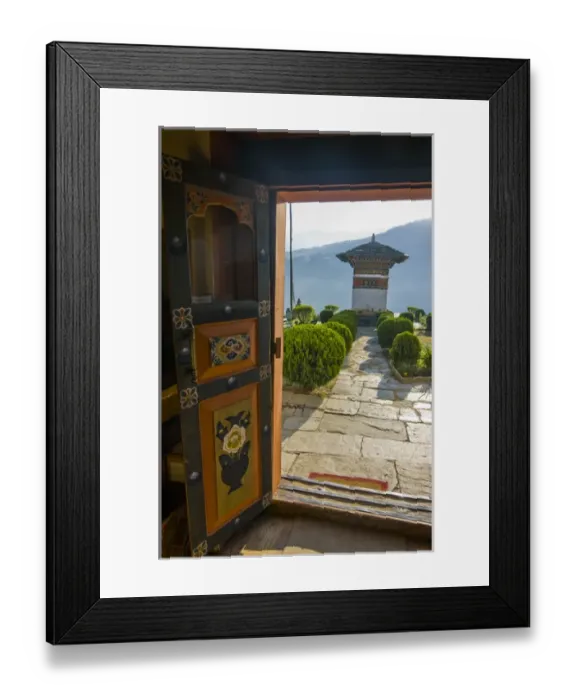 Framed Print : Buddhist stupha, Paro, Bhutan Framed Print : Buddhist stupha, Paro, Bhutan