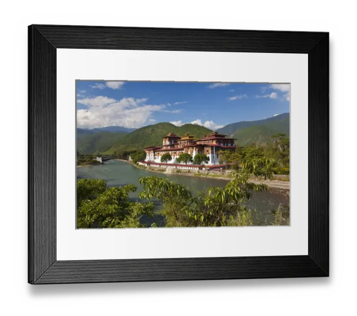 Framed Print : Punakha Dzong or monastery, Punakha, Bhutan Framed Print : Punakha Dzong or monastery, Punakha, Bhutan
