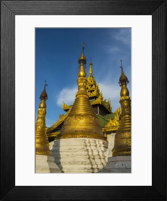 Framed Print : Myanmar. Yangon. Shwedagon Pagoda