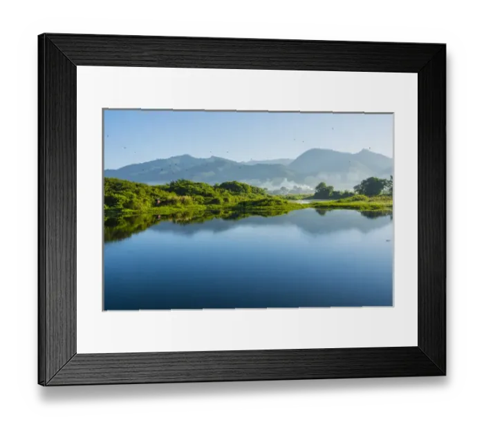 Framed Print : Myanmar. Shan State. Inle Lake. Golden Island Cottages floating hotel Framed Print : Myanmar. Shan State. Inle Lake. Golden Island Cottages floating hotel