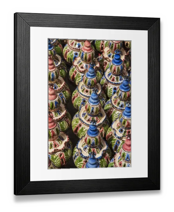 Framed Print : Pottery for sale, Tabarka, Tunisia, North Africa, Africa Framed Print : Pottery for sale, Tabarka, Tunisia, North Africa, Africa