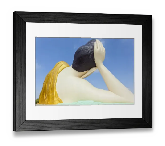 Framed Print : The Mya Tha Lyaung reclining buddha is one of the largest in the world - Bago, Myanmar Framed Print : The Mya Tha Lyaung reclining buddha is one of the largest in the world - Bago, Myanmar