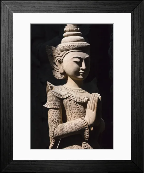 Framed Print : Buddhist statue, Mandalay, Myanmar Framed Print : Buddhist statue, Mandalay, Myanmar