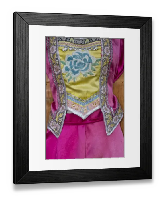Framed Print : Details and Patterns of some of the Dresses on display at the Kunming Ethnic Minorities Framed Print : Details and Patterns of some of the Dresses on display at the Kunming Ethnic Minorities