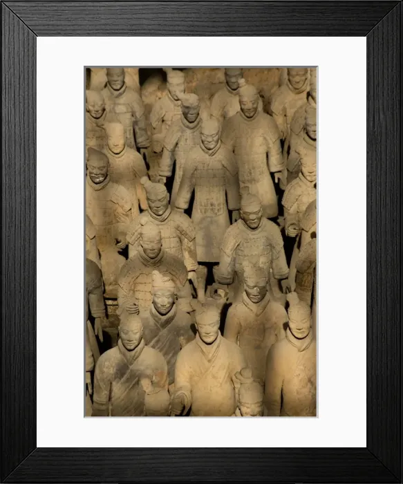 Framed Print : Terracotta soldiers UNESCO World Heritage Site