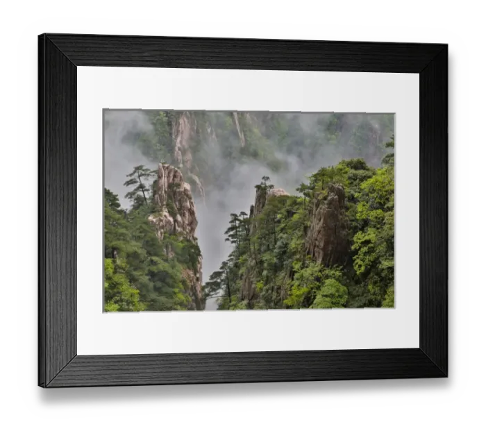 Framed Print : Yellow Mountains a UNESCO World Heritage Site Framed Print : Yellow Mountains a UNESCO World Heritage Site