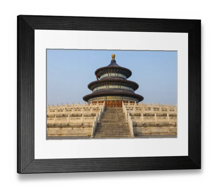 Framed Print : Temple of Heaven & Hall of prayer for the Harvest, Beijing, China Framed Print : Temple of Heaven & Hall of prayer for the Harvest, Beijing, China