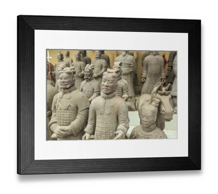 Framed Print : Terra-Cotta Warriors Factory, Xi an, China