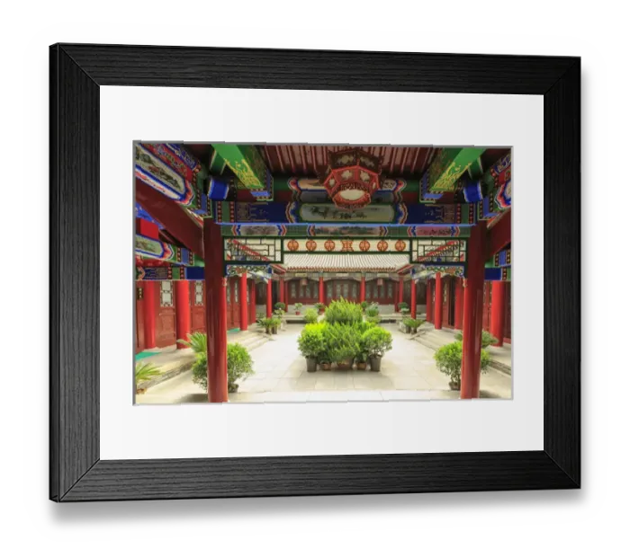 Framed Print : Small Wild Goose Pagoda, Jianfu Temple, South Xi an, China