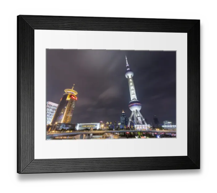 Framed Print : China, Shanghai, Oriental Pearl Radio & TV Tower rises 1, 535aa above traffic circle Framed Print : China, Shanghai, Oriental Pearl Radio & TV Tower rises 1, 535aa above traffic circle