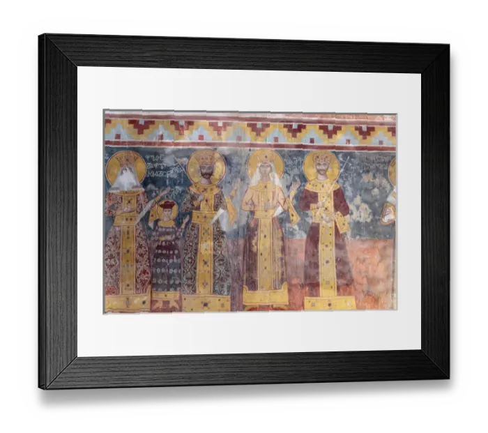 Framed Print : Georgia, Kutaisi. Religious artwork inside the Gelati Monastery Framed Print : Georgia, Kutaisi. Religious artwork inside the Gelati Monastery