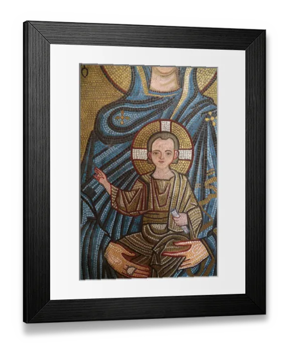 Framed Print : Georgia, Kutaisi. Religious artwork inside the Gelati Monastery Framed Print : Georgia, Kutaisi. Religious artwork inside the Gelati Monastery