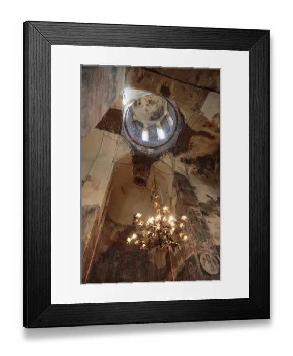 Framed Print : Georgia, Telavi. Religious artwork at Gremi Monastery Framed Print : Georgia, Telavi. Religious artwork at Gremi Monastery