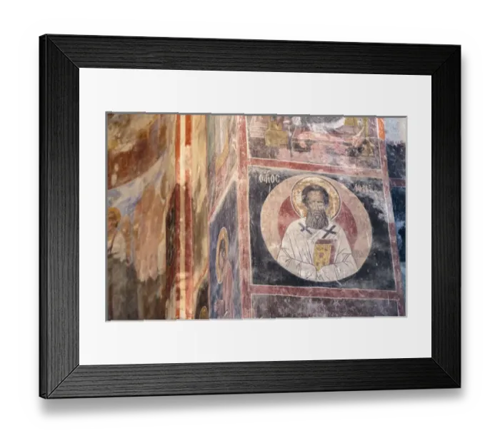 Framed Print : Georgia, Telavi. Religious artwork at Gremi Monastery Framed Print : Georgia, Telavi. Religious artwork at Gremi Monastery