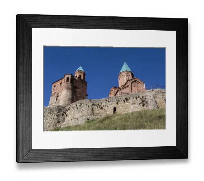 Framed Print : Georgia, Telavi. Looking up at Gremi Monastery Framed Print : Georgia, Telavi. Looking up at Gremi Monastery