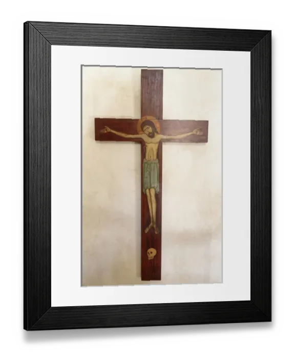 Framed Print : Georgia, Kakheti. Religious art at the David Gareja Monastery Framed Print : Georgia, Kakheti. Religious art at the David Gareja Monastery