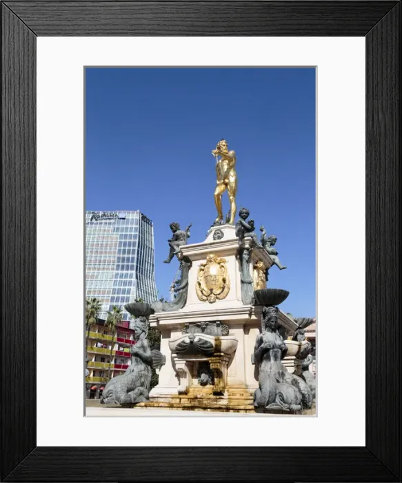 Framed Print : Georgia, Batumi. The fountain of Neptune in Batumi Framed Print : Georgia, Batumi. The fountain of Neptune in Batumi