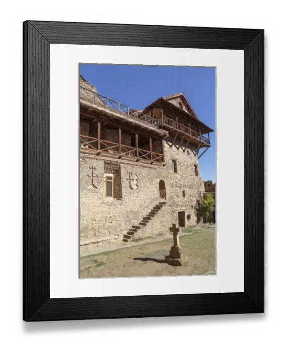 Framed Print : Georgia, Kakheti. The outer bailey of the David Gareja Monastery Framed Print : Georgia, Kakheti. The outer bailey of the David Gareja Monastery