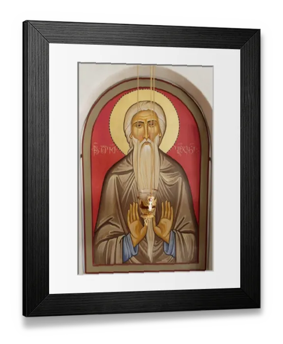 Framed Print : Georgia, Kakheti. Religious art at the David Gareja Monastery Framed Print : Georgia, Kakheti. Religious art at the David Gareja Monastery