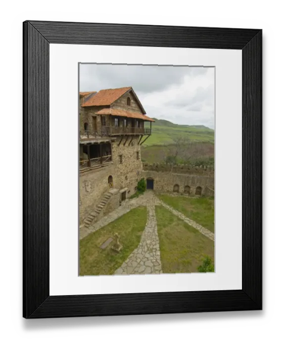Framed Print : David Gareja rock-hewn cave monastery in Kakhetia region, Georgia Framed Print : David Gareja rock-hewn cave monastery in Kakhetia region, Georgia