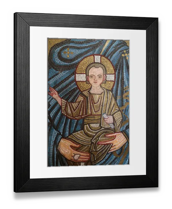 Framed Print : Georgia, Kutaisi. Religious artwork inside the Gelati Monastery Framed Print : Georgia, Kutaisi. Religious artwork inside the Gelati Monastery