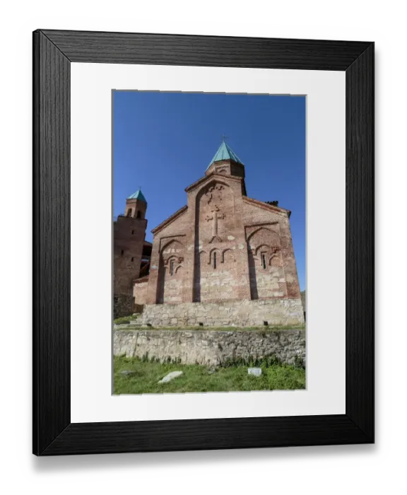 Framed Print : Georgia, Telavi. Gremi Monastery and the surrounding buildings Framed Print : Georgia, Telavi. Gremi Monastery and the surrounding buildings