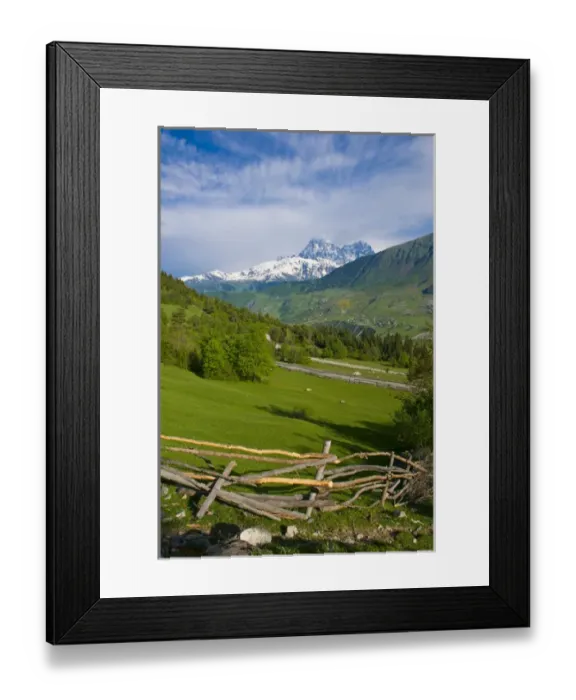 Framed Print : Wonderful mountain scenery of Svanetia, Georgia Framed Print : Wonderful mountain scenery of Svanetia, Georgia