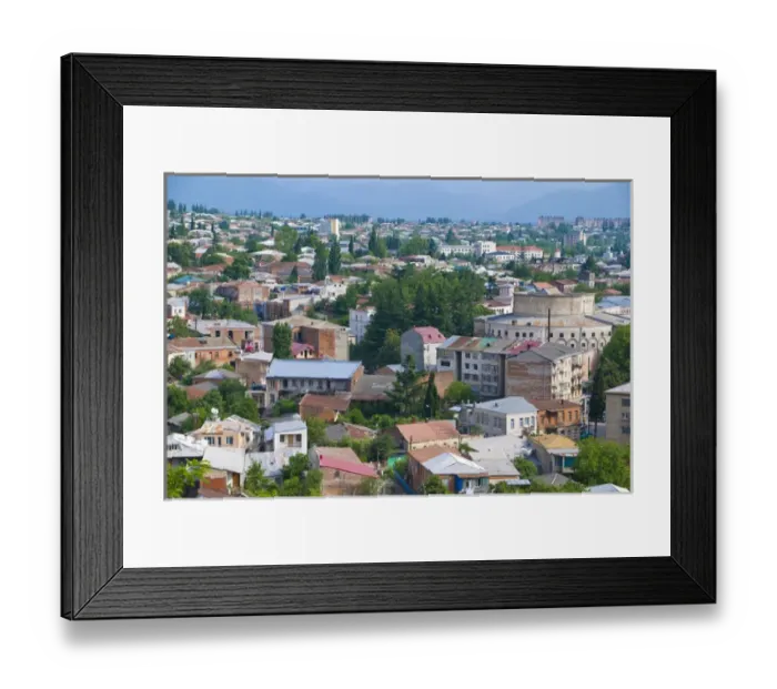 Framed Print : View of Kutaisi, second largest city in Georgia, Caucasus Framed Print : View of Kutaisi, second largest city in Georgia, Caucasus