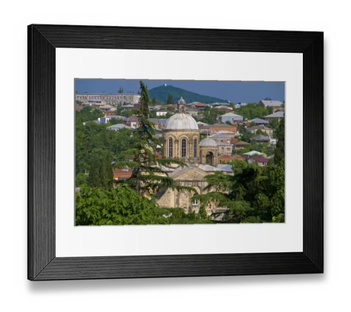 Framed Print : View of Kutaisi, second largest city in Georgia, Caucasus Framed Print : View of Kutaisi, second largest city in Georgia, Caucasus