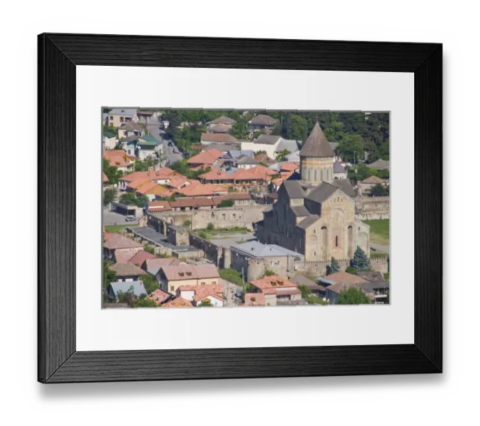 Framed Print : View of Svetitskhoveli Cathedral in Mtskheta, Georgia Framed Print : View of Svetitskhoveli Cathedral in Mtskheta, Georgia