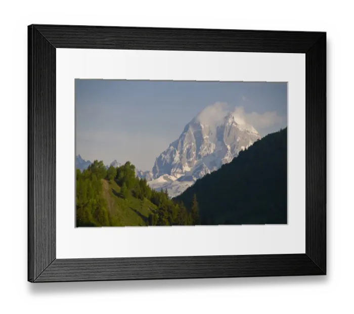 Framed Print : Mount Ushba in Svanetia, Georgia Framed Print : Mount Ushba in Svanetia, Georgia