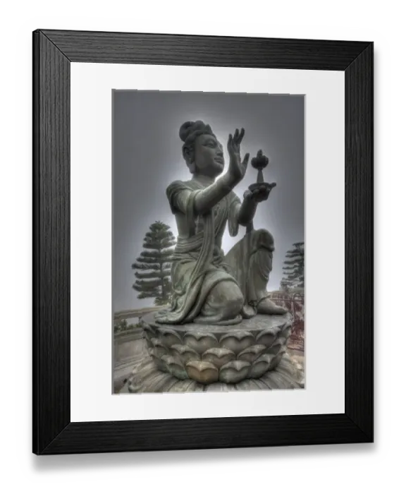 Framed Print : Southeast Asia; China; Hong Kong; Lantau Island; Statues at the Big Budda grounds Framed Print : Southeast Asia; China; Hong Kong; Lantau Island; Statues at the Big Budda grounds