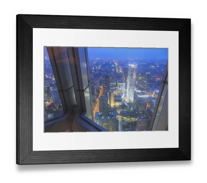 Framed Print : Beijing Central Business District, Downtown Beijing, China Framed Print : Beijing Central Business District, Downtown Beijing, China