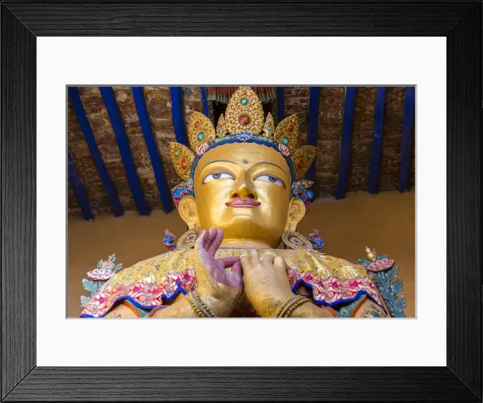 Framed Print : Buddha statue, Leh, Ladakh, India