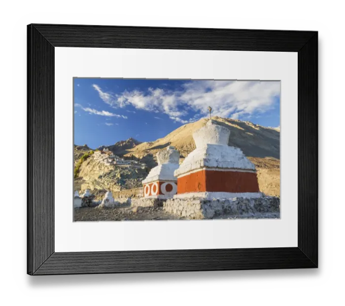 Framed Print : Deskit monastery, Ladakh, India