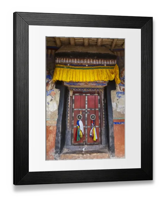 Framed Print : Doorway, Matho Monastery, near Leh, Indus Valley, Ladakh, India Framed Print : Doorway, Matho Monastery, near Leh, Indus Valley, Ladakh, India
