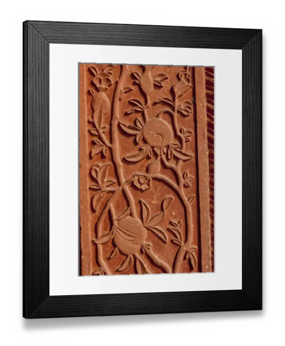 Framed Print : Architectural detail. Fatehpur Sikri. Mughal Empire Mosque. Unesco World Heritage