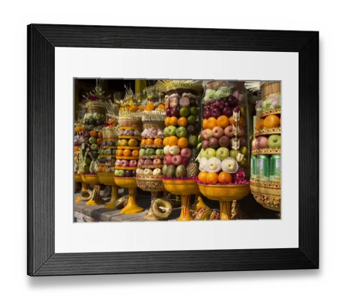 Framed Print : Asia, Indonesia, Bali. At temple Pura Penataran Sasih in Bali served various temple Framed Print : Asia, Indonesia, Bali. At temple Pura Penataran Sasih in Bali served various temple
