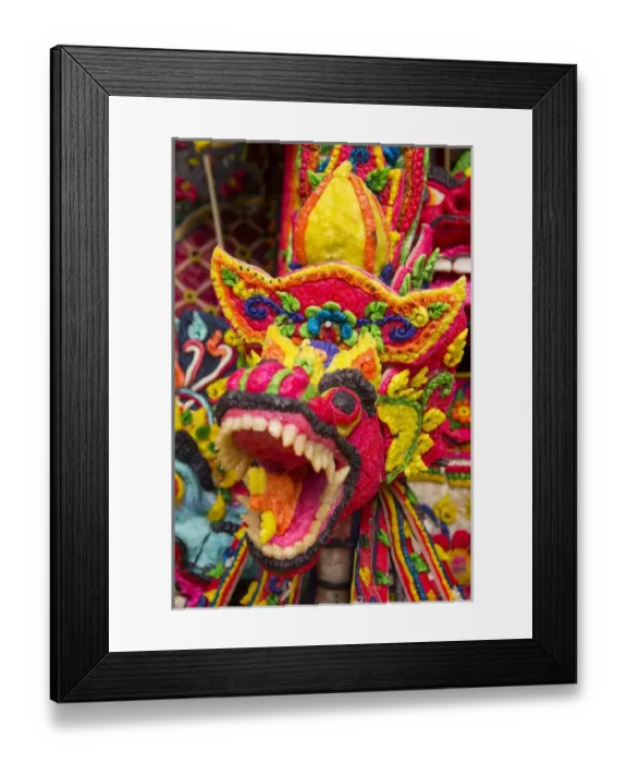 Framed Print : Asia, Indonesia, Bali. At temple Pura Penataran Sasih in Bali served various temple