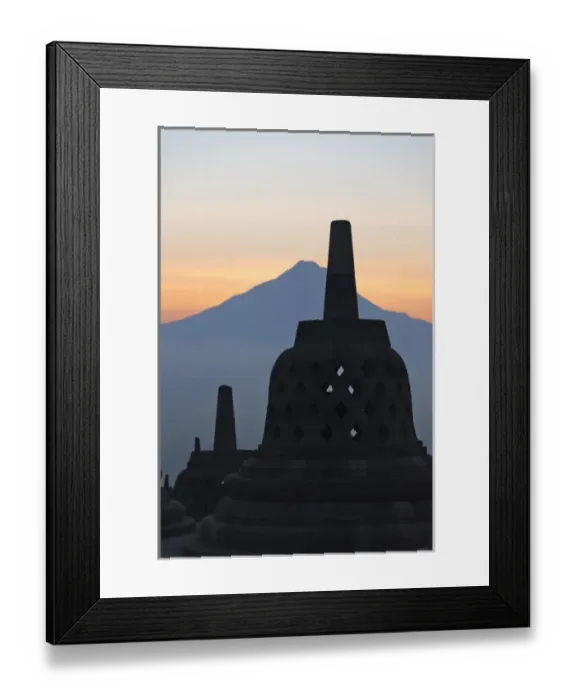Framed Print : Borobudur at dawn, UNESCO World Heritage site, Magelang, Central Java, Indonesia Framed Print : Borobudur at dawn, UNESCO World Heritage site, Magelang, Central Java, Indonesia