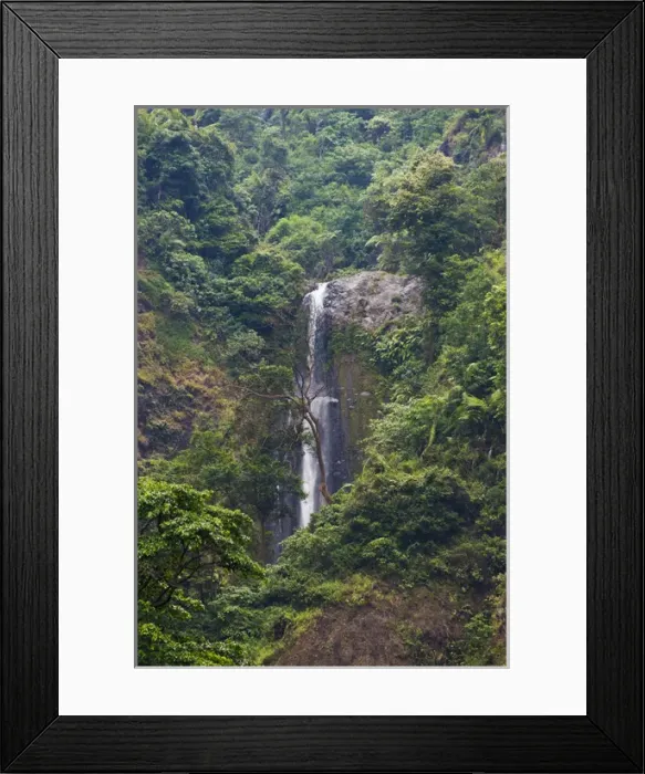 Framed Print : Madakaripura Waterfall, East Java, Indonesia